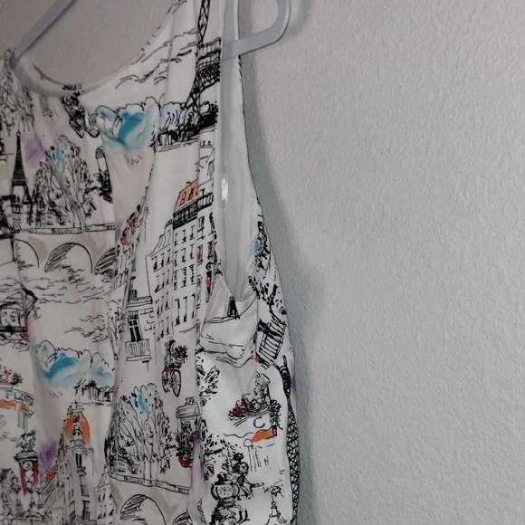 Leslie Fay Black and White Sheath Mini Dress - Picture 11 of 17